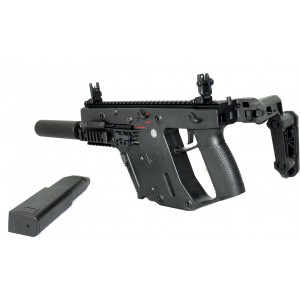 KRYTAC KRISS Vector AEG SMG Rifle with Suppressor (KTAEG-VSMGF-BK)